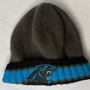 NFL North Carolina Panthers Team Apparel Charcoal Knit Beanie